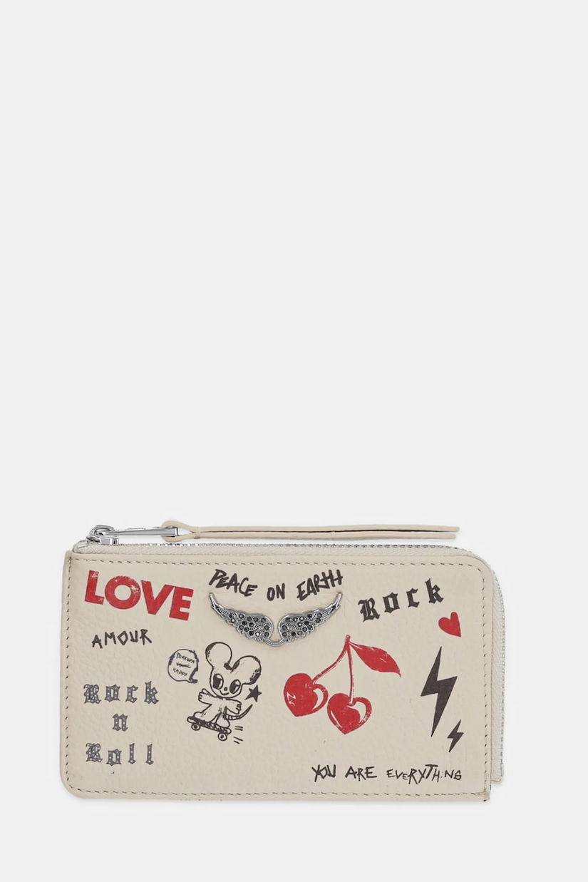 ZADIG&VOLTAIRE portofel femei, culoarea bej, LWSG03641