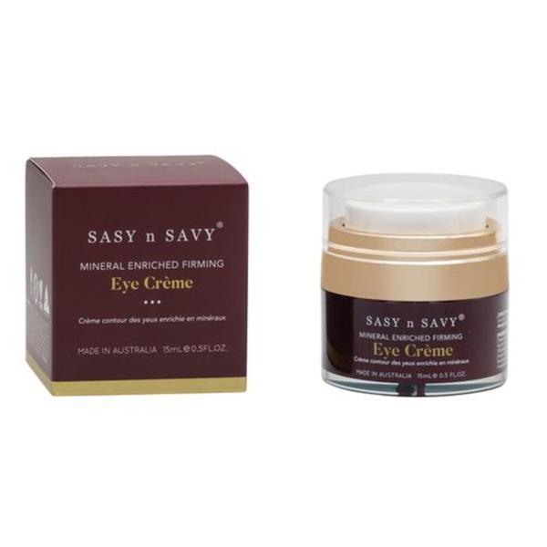 Crema de ochi cu minerale pentru fermitate Sasy&amp;Savy, 15 ml