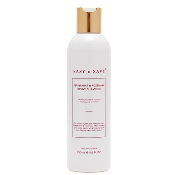 Sampon revigorant cu menta si rozmarin Sasy&amp;Savy, 250 ml