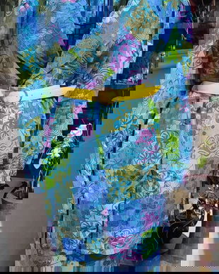 Deux pieces mătase naturală mărime L-xl