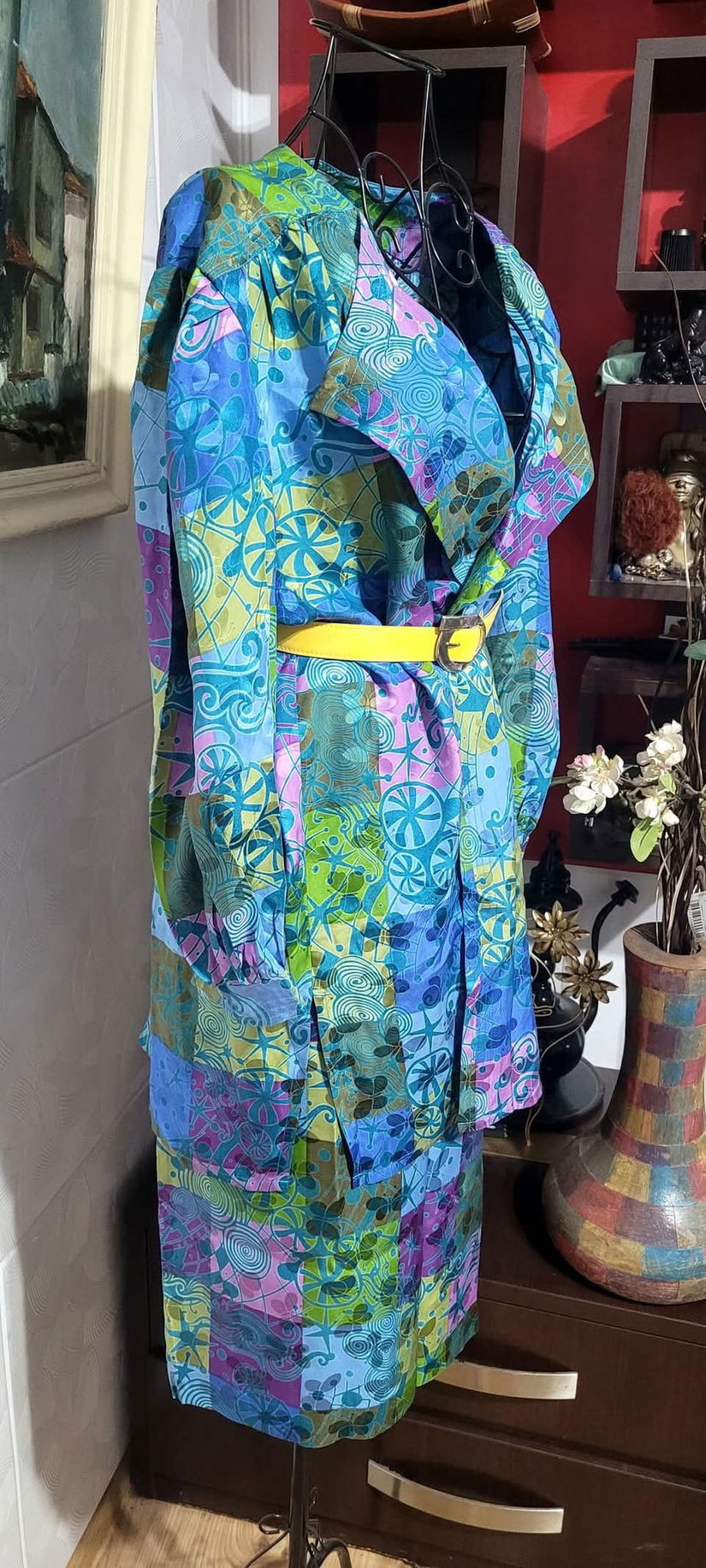 Deux pieces mătase naturală mărime L-xl