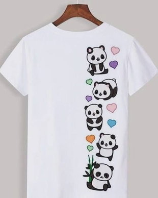 Tricou pictat manual