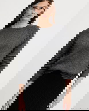 Silvian Heach pulover din amestec de lână PICOULANE culoarea gri, GPA25233MA