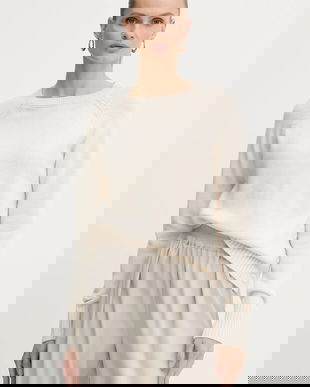 Silvian Heach pulover din amestec de lână PICOULANE culoarea bej, GPA25233MA