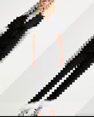 The Sleeper pijama culoarea negru, POSP02P002F