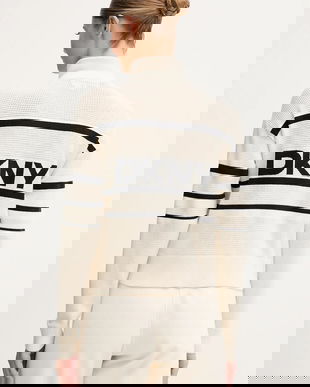 Dkny cardigan culoarea bej, DP5R0756