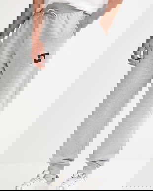 The North Face pantaloni de trening Fine culoarea gri, cu imprimeu, NF0A8C1KDYX1