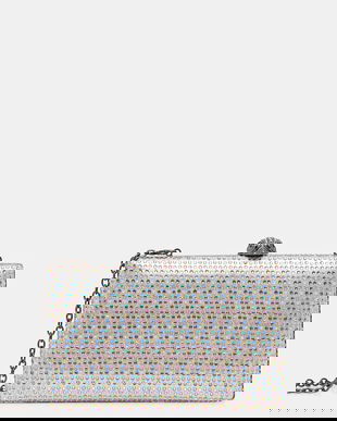 Kurt Geiger London poșetă KENSINGTON culoarea argintiu, 3524944609