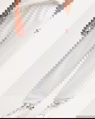 The North Face pantaloni de trening Redbox culoarea gri, melanj, NF0A8EG3E041