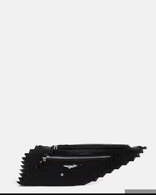 Aeronautica Militare borsetă culoarea negru, AM561