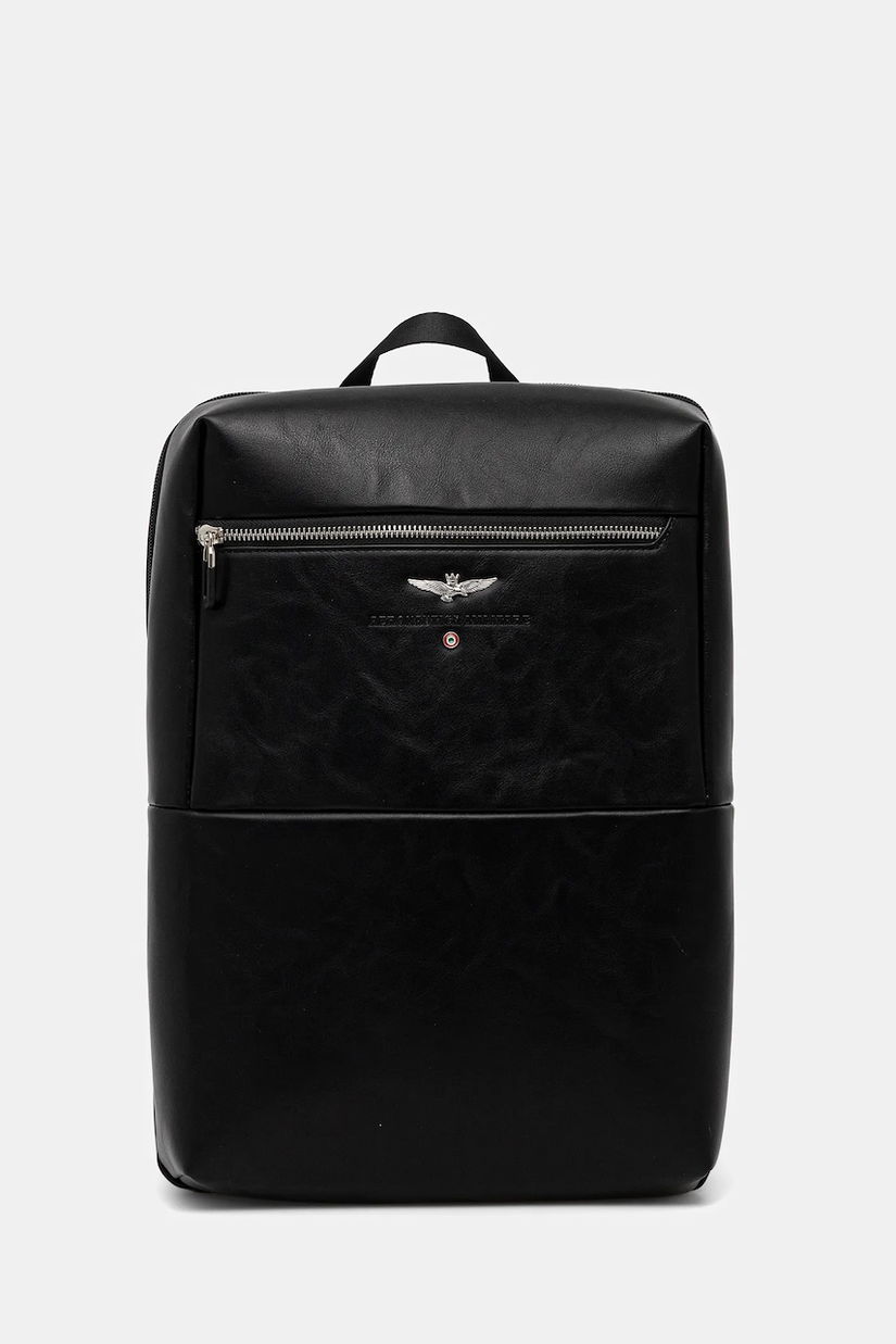 Aeronautica Militare rucsac culoarea negru, mare, uni, AM564