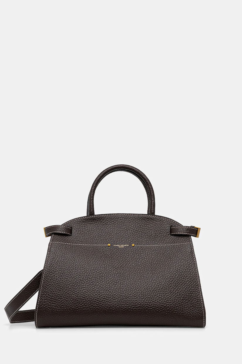 Gianni Chiarini poșetă de piele FARAH culoarea maro, BS.11466.TKL