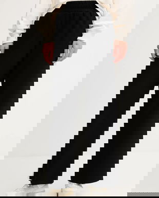 Dkny pantaloni de trening culoarea negru, cu imprimeu, DP5P3649