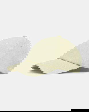 Frescobol Carioca șapcă de in culoarea verde, 2476.432