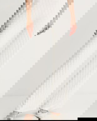 MM pantaloni de trening TEMA culoarea alb, uni, 2526336017600