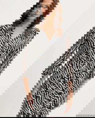 Morgan rochie culoarea negru, mini, drept, RUDDY