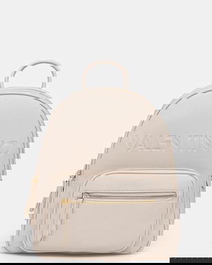 Valentino Bags rucsac culoarea bej, mic, uni, VBS9EO21