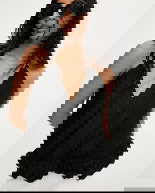 Answear.LAB bluza culoarea negru, neted