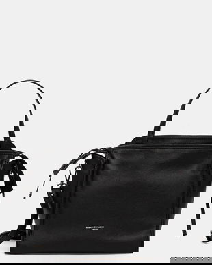 Gianni Chiarini poșetă de piele JANIS culoarea negru, BS.11245.MUS