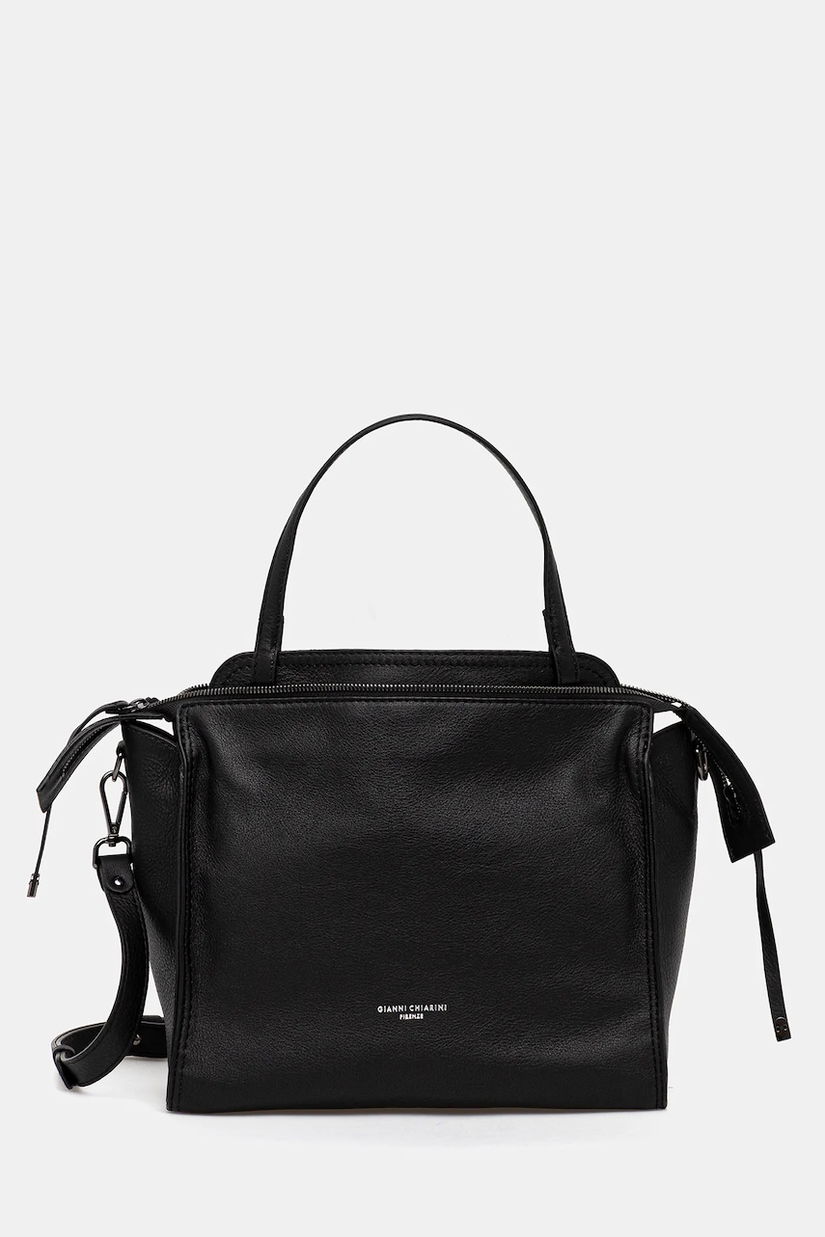 Gianni Chiarini poșetă de piele JANIS culoarea negru, BS.11245.MUS