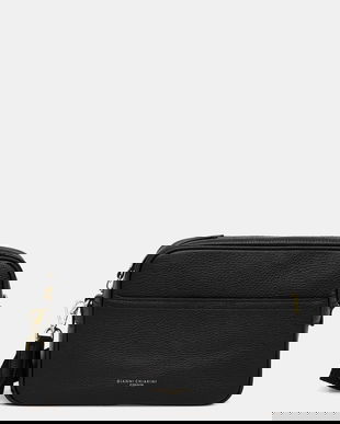 Gianni Chiarini poșetă de piele NINA culoarea negru, BS.11180.COMM