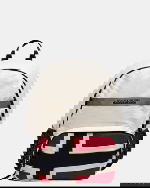 Napapijri rucsac H-Nadir culoarea bej, mare, cu imprimeu, NP0A88VBN1J1