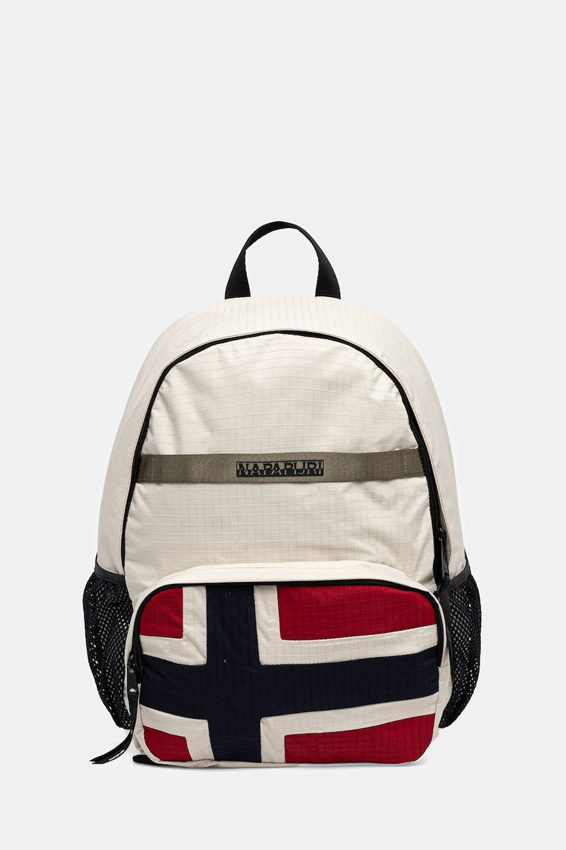 Napapijri rucsac H-Nadir culoarea bej, mare, cu imprimeu, NP0A88VBN1J1
