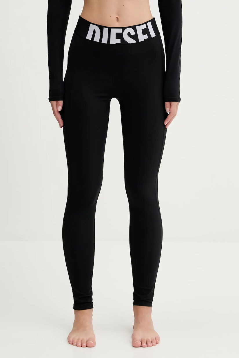 Diesel colanți ADELINE-D-POP culoarea negru, uni, A18279.0PLAR