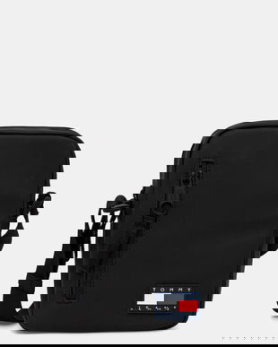 Tommy Jeans borsetă culoarea negru, AM0AM13396