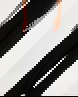 Answear.LAB pantaloni culoarea negru, neted