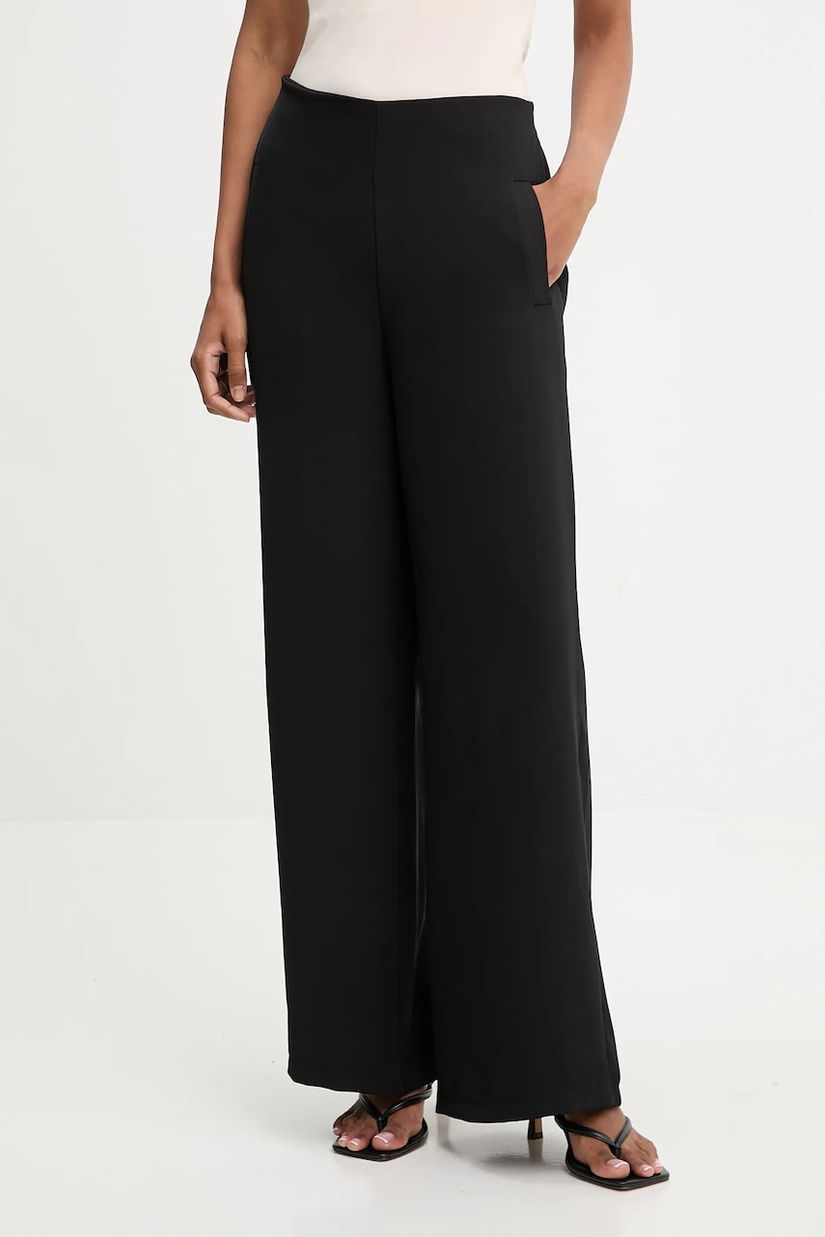 Answear.LAB pantaloni culoarea negru, lat, high waist
