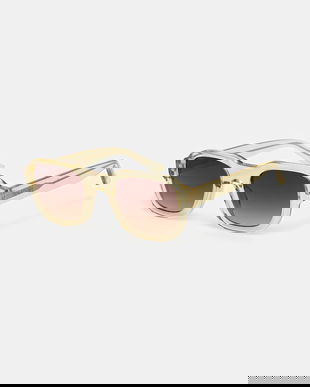 Vans ochelari de soare culoarea galben, VN000GMXEMJ1