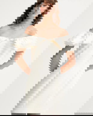 Rotate rochie culoarea bej, mini,mulată, 114205857