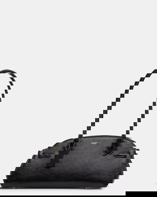 Coach poșetă de piele Empire Carryall Bag 34 culoarea negru, CCM57