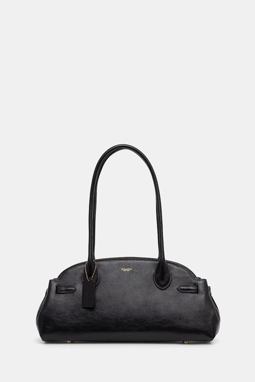 Coach poșetă de piele Empire Carryall Bag 34 culoarea negru, CCM57