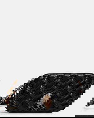 Kurt Geiger London poșetă de piele KENSINGTON culoarea negru, 9078900319