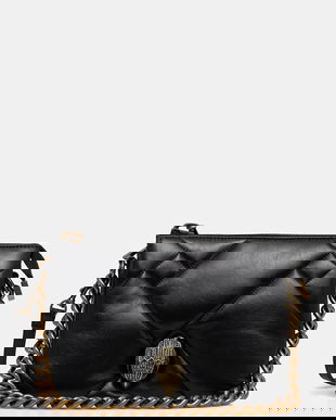 Kurt Geiger London poșetă de piele KENSINGTON culoarea negru, 3571900109