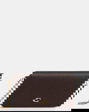 Coach poșetă de piele Mila culoarea maro, CAO01