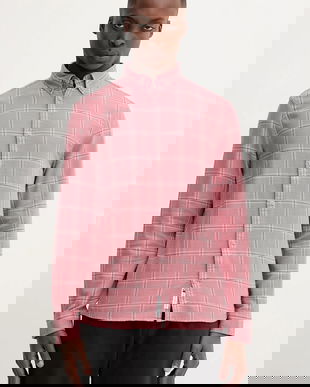 Tommy Jeans cămașă din bumbac culoarea portocaliu, regular, DM0DM21701