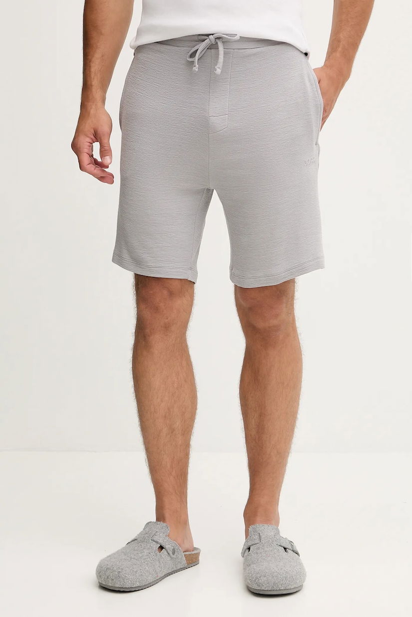 BOSS pantaloni scurți de lounge culoarea gri, 50509326