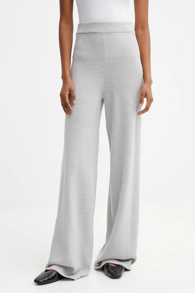 MM pantaloni de trening de lână HAMBURG culoarea gri, uni, 2526336018600