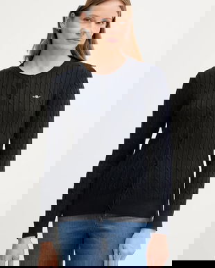 Gant cardigan culoarea bleumarin, light, 4800103