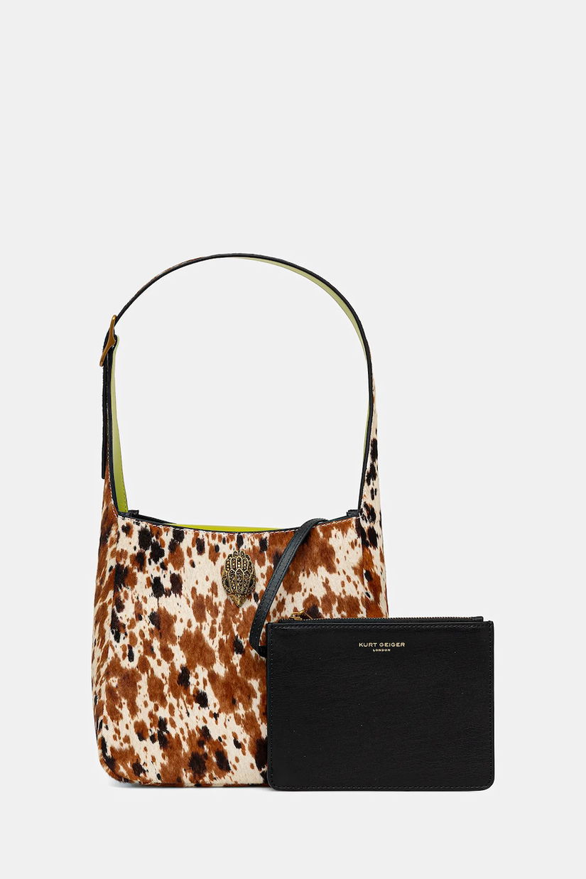 Kurt Geiger London poșetă de piele culoarea maro, 3577339189