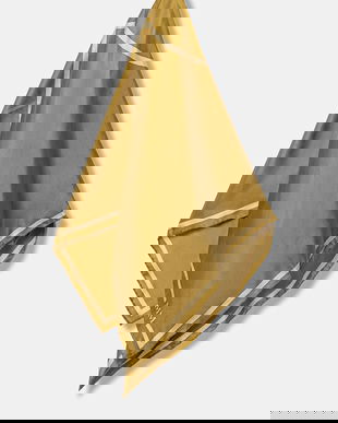 MM eșarfă de mătase FAUST culoarea verde, cu imprimeu, 2526546017600