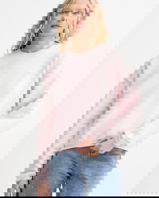 American Vintage bluză culoarea roz, cu imprimeu, IZU03A