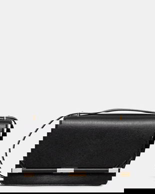 Victoria Beckham poșetă de piele culoarea negru, B325AAC006648A