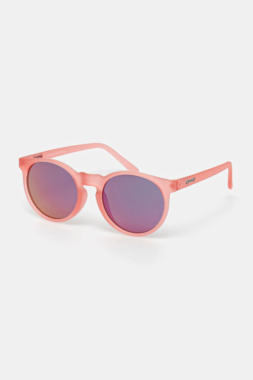 Goodr ochelari de soare Circle Gs Influencers Pay Double culoarea roz, GO-540787
