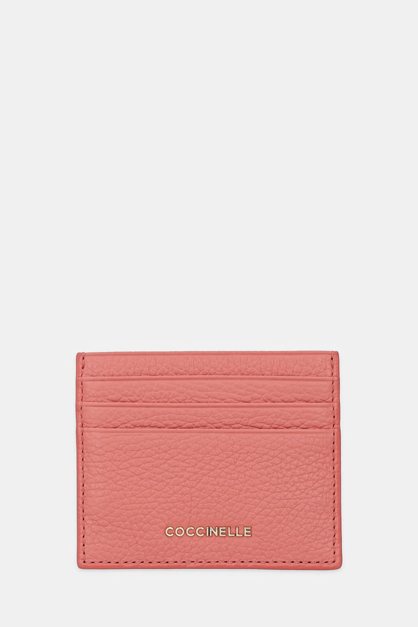 Coccinelle carcasa din piele culoarea negru