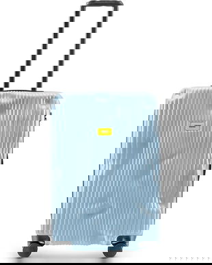 Crash Baggage valiză STRIPE Medium size 68x45x26 cm culoarea galben, CB152