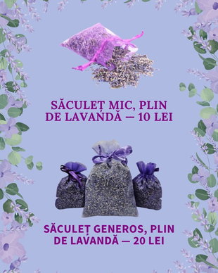 Săculeții cu lavandă
